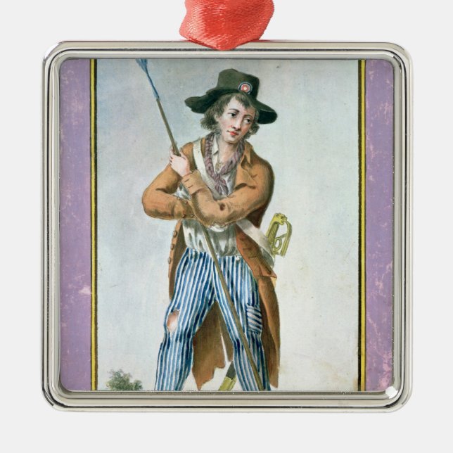 Adorno Metálico Parisiense Sin-culotte (Frente)