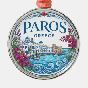 Adorno Metálico Paros Grecia