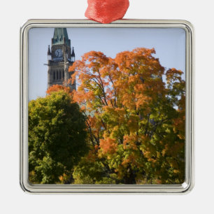 Adorno Metálico Parque al lado del edificio del Parlamento en Otta