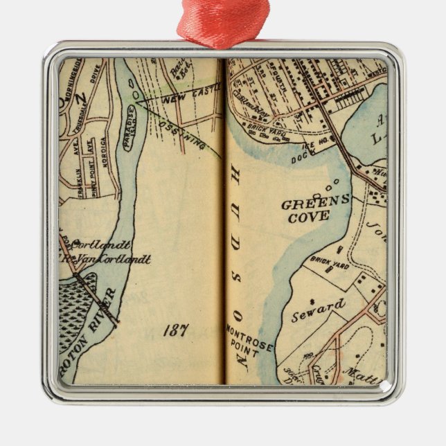 Adorno Metálico Parque de Harmon, Nueva York (Frente)