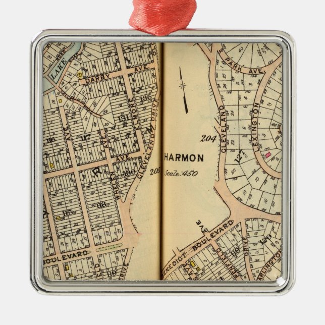 Adorno Metálico Parque de Harmon, Nueva York 2 (Frente)