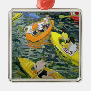 Adorno Metálico Parque de Wickstead de las canoas