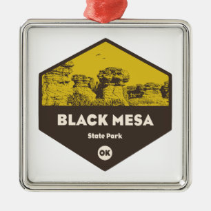 Adorno Metálico Parque Estatal Black Mesa Oklahoma