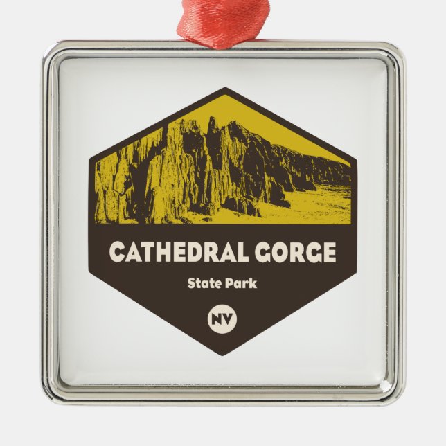 Adorno Metálico Parque estatal Catedral Gorge (Frente)