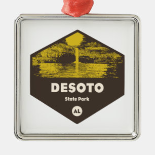 Adorno Metálico Parque estatal DeSoto Alabama
