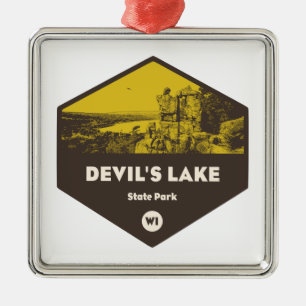 Adorno Metálico Parque Estatal Devil's Lake Wisconsin