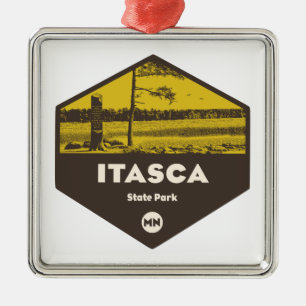 Adorno Metálico Parque Estatal Itasca Minnesota