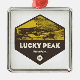 Adorno Metálico Parque Estatal Lucky Peak Idaho