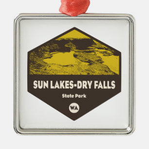 Adorno Metálico Parque Estatal Sun Lakes-Dry Falls Washington