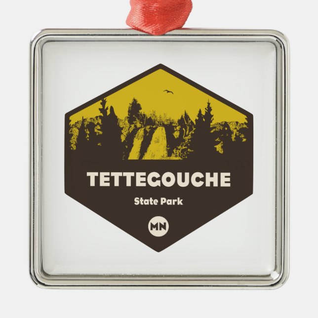 Adorno Metálico Parque Estatal Tettegouche, Minnesota (Frente)