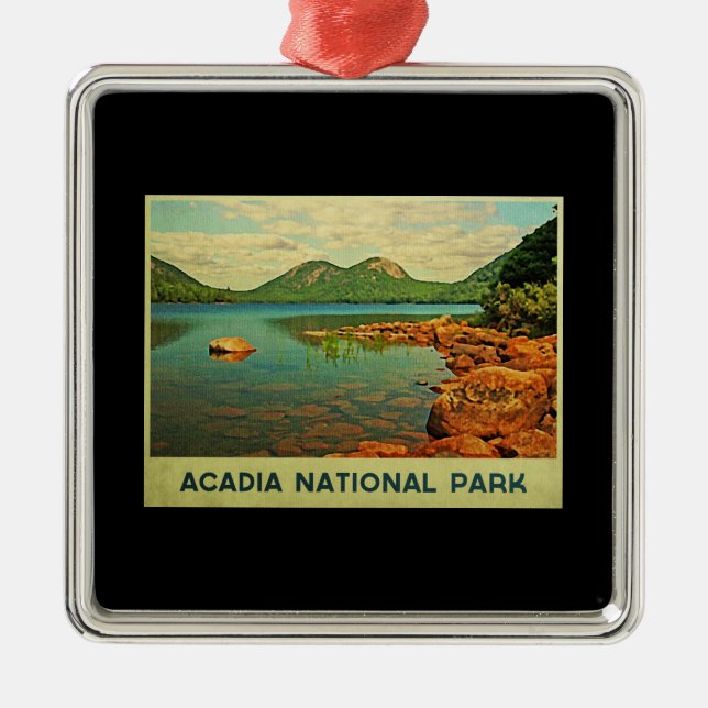 Adorno Metálico Parque nacional Acadia (Frente)