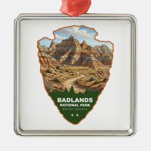 Adorno Metálico Parque Nacional Badlands Arrowhead