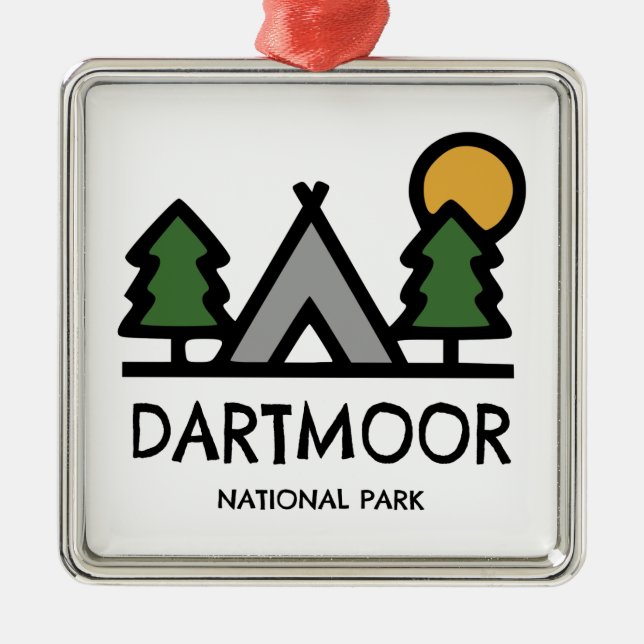 Adorno Metálico Parque nacional Dartmoor (Frente)