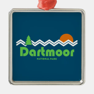 Adorno Metálico Parque nacional Dartmoor Retro