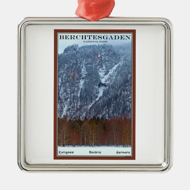 Adorno Metálico Parque nacional de Berchtesgaden - invierno (Frente)