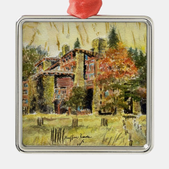 Adorno Metálico Parque nacional de Yosemite:  El hotel de Ahwahnee (Frente)