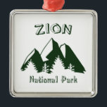Adorno Metálico Parque nacional de Zion<br><div class="desc">El Parque Nacional Zion,  en el sur de Utah,  es uno de los parques más hermosos del sistema americano.</div>