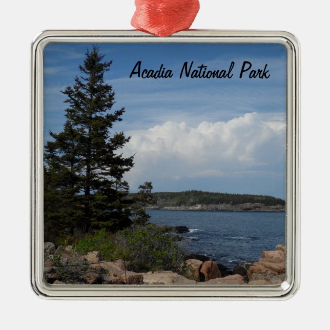 Adorno Metálico Parque nacional del Acadia, Maine (Frente)