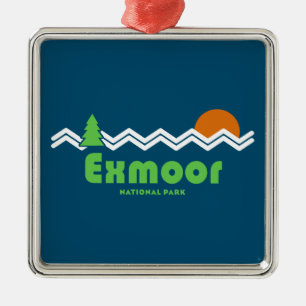 Adorno Metálico Parque Nacional Exmoor Retro