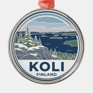 Adorno Metálico Parque Nacional Koli Finlandia