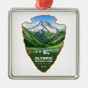 Adorno Metálico Parque Nacional Olympic Washington Arrowhead