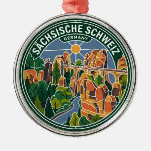 Adorno Metálico Parque Nacional Sächsische Schweiz Alemania