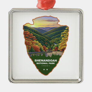 Adorno Metálico Parque Nacional Shenandoah Arrowhead