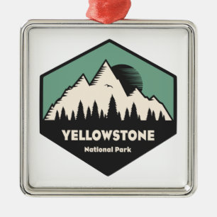 Adorno Metálico Parque Nacional Yellowstone