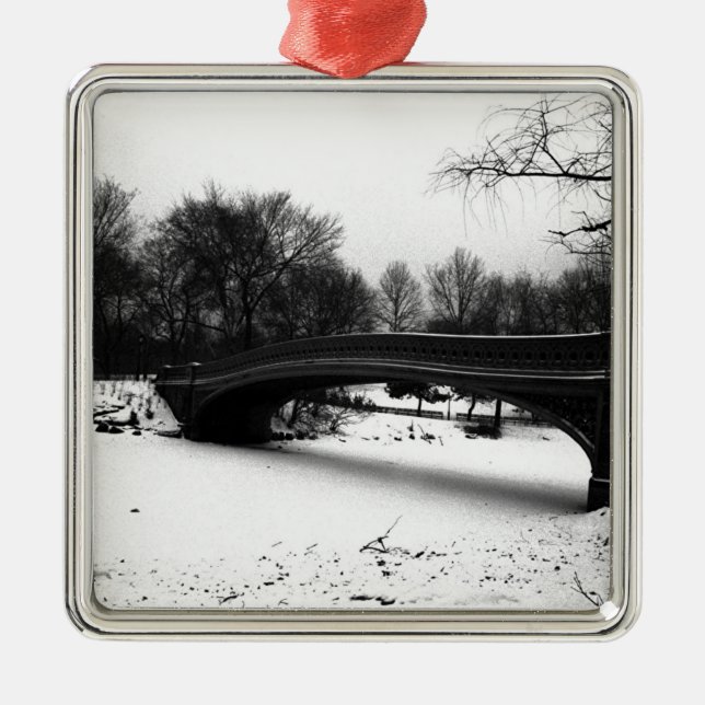 Adorno Metálico Parque NYC. de Centeral del invierno (Frente)