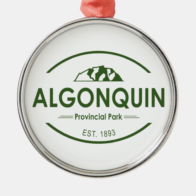 Adorno Metálico Parque Provincial Algonquin (Frente)