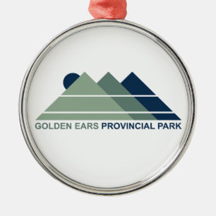 Adorno Metálico Parque Provincial Golden Ears Montaña Sol