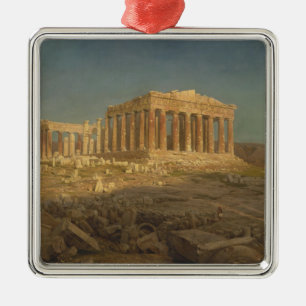 Adorno Metálico Partenón (antiguo templo griego, monumento de Aten