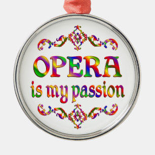 Adorno Metálico Pasión de la ópera