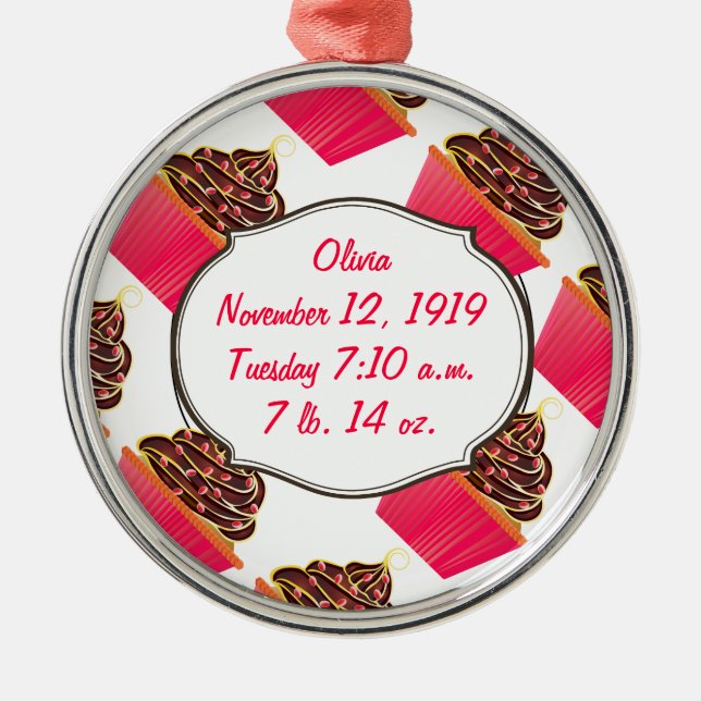 Adorno Metálico Pasteles (Frente)