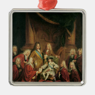 Adorno Metálico Patentes de concesión de Louis XV de la nobleza