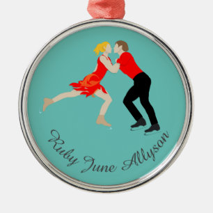 Adorno Metálico Patinaje artístico