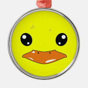 Adorno Metálico Pato