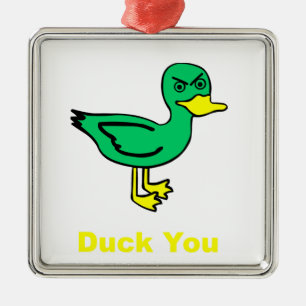 Adorno Metálico Pato a ti