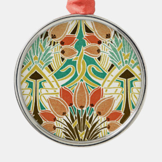 Adorno Metálico Patrón Art Nouveau #11