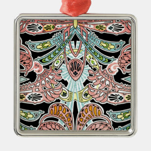 Adorno Metálico patrón Art Nouveau #8
