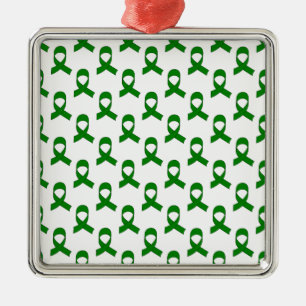 Adorno Metálico Patrón de cinta verde