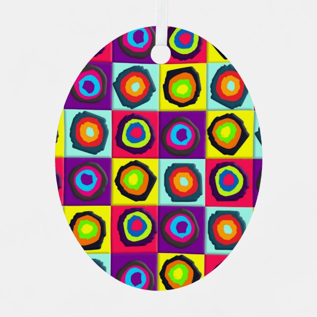 Adorno Metálico patrón de círculos (Anverso)