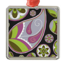 Patrón de flores púrpura