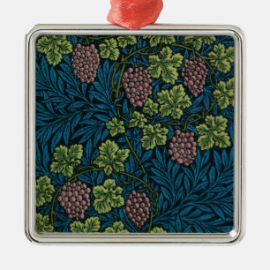Adorno Metálico Patrón de Grapevine William Morris (Vinos de vino)