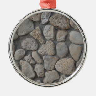 Adorno Metálico Patrón de piedra