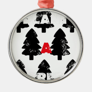 Adorno Metálico Patrón de plantar un árbol