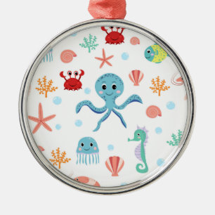 Adorno Metálico patrón de Sea World