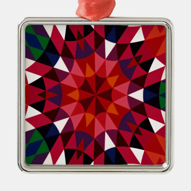 Adorno Metálico Patrón de vacaciones (Frente)