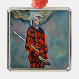 Adorno Metálico Paul Cezanne - Arlequín