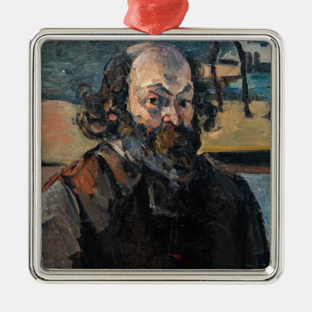 Adorno Metálico Paul Cezanne - autorretrato (Frente)